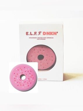 E.LF. x DUNKIN' Strawberry Frosted with Sprinkles Face Sponge